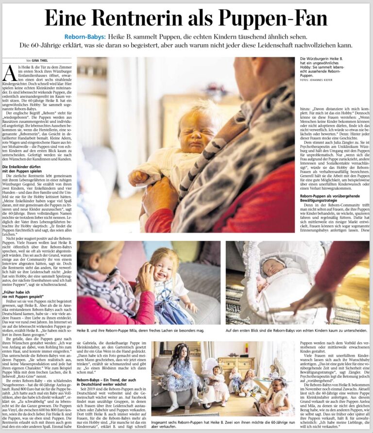 Zeitungsseite der Main-Post vom 3. November 2021